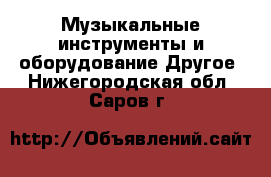 Музыкальные инструменты и оборудование Другое. Нижегородская обл.,Саров г.